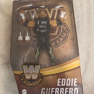 Mattel WWE Legends Eddie Guerrero Figure with Black and Green Attire